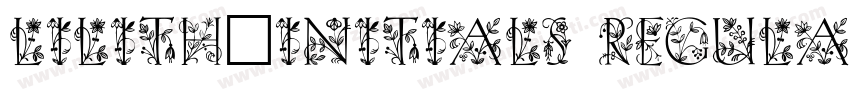Lilith-Initials Regular字体转换